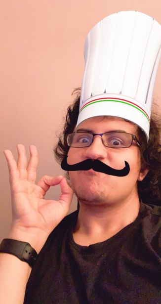 Toaster making a gesture of approval for how well the bread turned out.