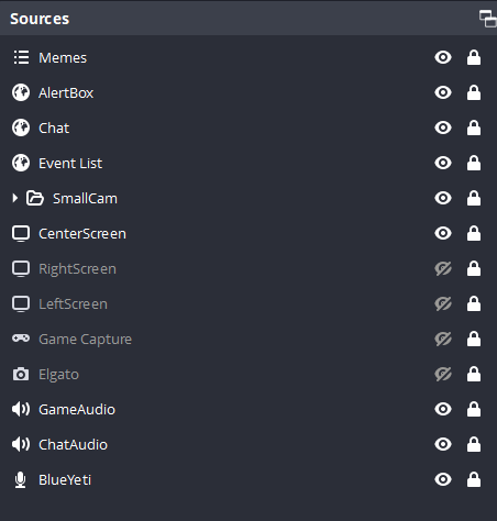 OBS Source Hierarchy for MainDisplay